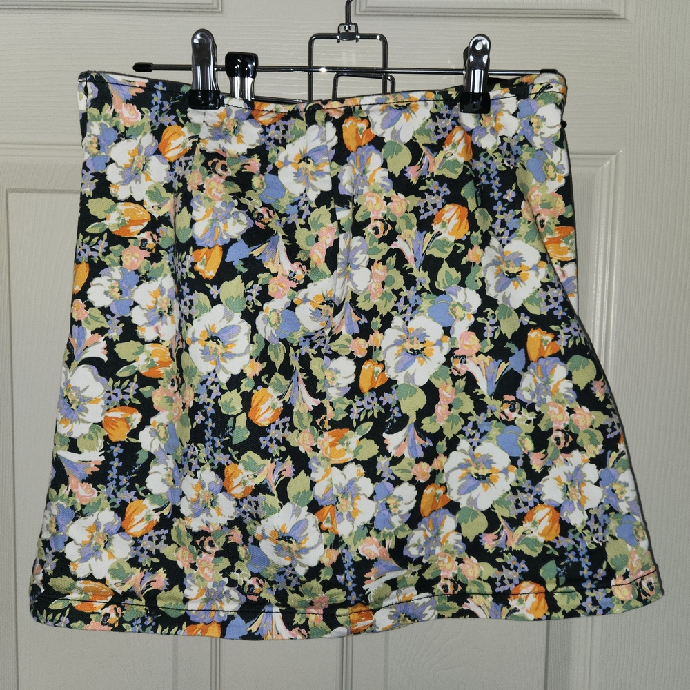 Wild Fable Floral Mini Skirt